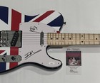 TRAFFIC SIGNED CUSTOM UK ELECTRIC GUITAR STEVE WINWOOD DAVE MASON  JSA COA — photo 2