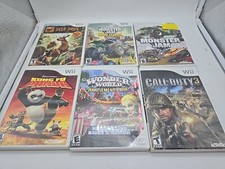 Nintendo Wii Cases OEM Empty Replacement Game Cases Lot of 12 W/ Art and Manuals