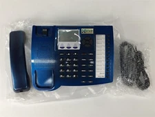 XBlue Networks 45PEKT Digital Display 3-Line LCD Business Phone - Vivid Blue