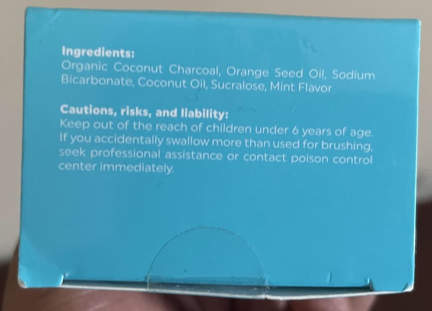 Brand New iSmile Activated Charcoal Powder with Coconut Oil & Bamboo Toothbrush