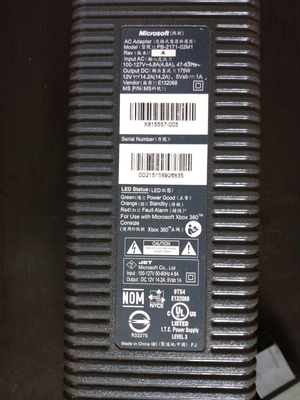 Alimentatore Originale Microsoft Xbox 360 175W (PB-2171-02M1) Con Cavo – Usato Funzionante