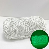 *Handgefertigte Strickwolle Handgestrickt Im Dunkeln Leuchtendes Klobiges ▽