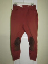 The Tailored Sportsman Pants Orange English Riding Habits Equestrian Womens 28
