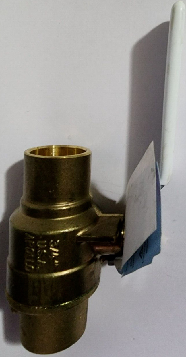 Apollo 3/4 in. x 3/4 in. Forged Brass Sweat x Sweat Full Port Solder Ball Valve