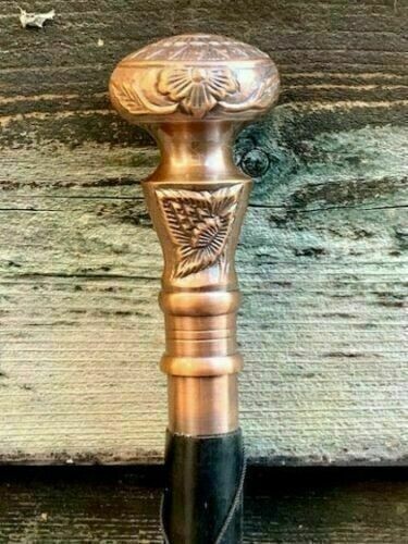 Solid Brass Knob Victorian Style Head Handle Anti… - image 5