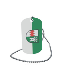 Dog Tag Flag Bunting Ernsgaden Dog Tag Aluminium 30 x 50mm