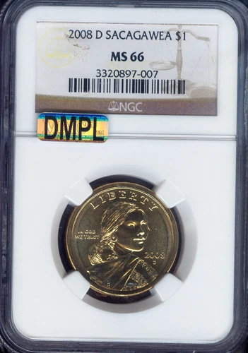 2008-D Sacagawea Dollar NGC MS66 MAC DMPL Quality ✔️