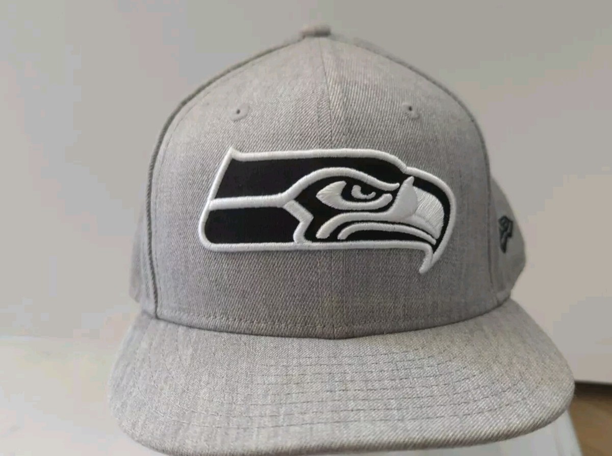Seattle Seahawks Hat Cap Size 1/2 New Era 59Fifty Gray