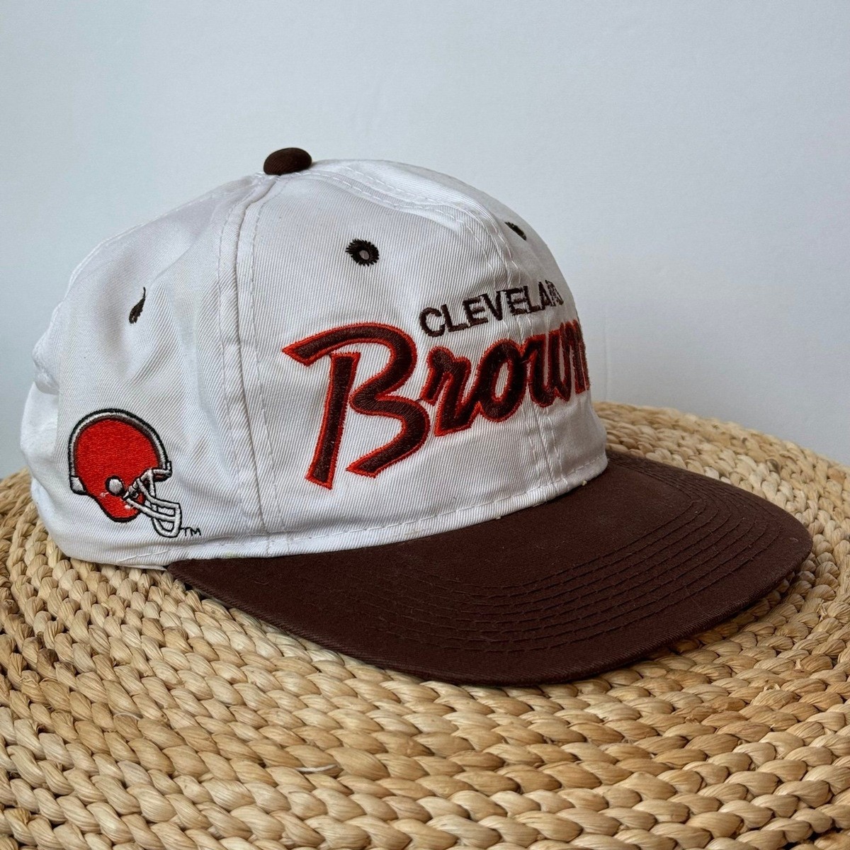 Vintage Cleveland Browns Script SnapBack Hat Sports Specialties