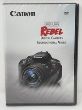 Canon EOS Rebel Digital Cameras Instructional Video Tutorial Guide DVD 0184W177.