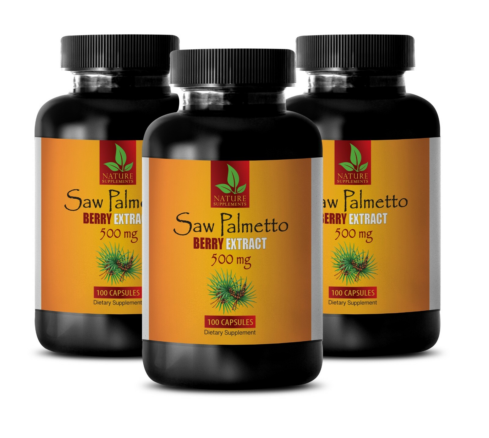 uti treatment SAW PALMETTO Extract 500mg Prostate Health 3 Bottles eBay