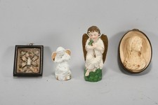 C49Y76- Religijne i miniaturowe prace klasztorne porcelanowe figurki