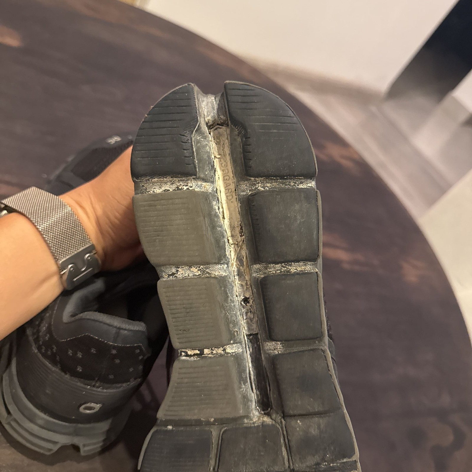 On Running Cloudstratus Black Shadow Running Shoes - image 9