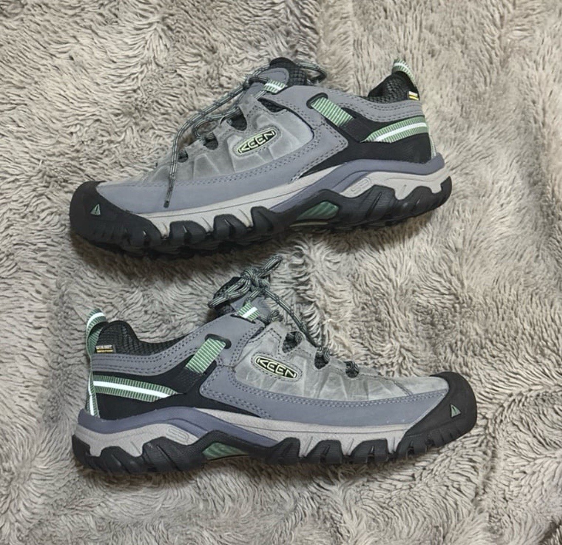 KEEN Targhee III Scarpe da Trekking Donna Taglia 8 5 Impermeabili Grigio Blu