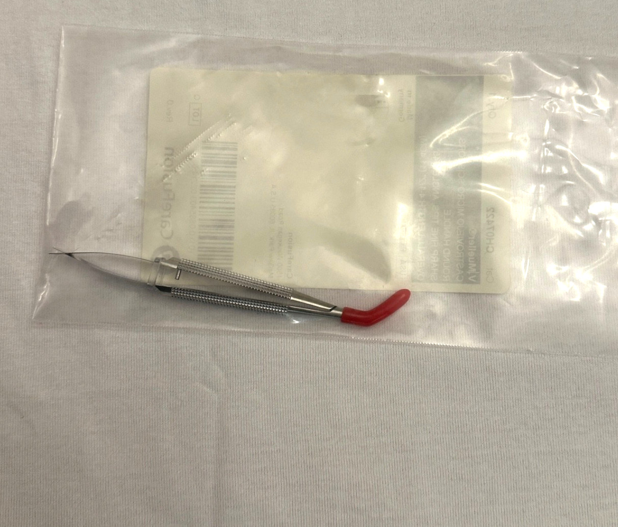 V. Mueller CH07422 Castroviejo Micro Scissor Angled 45° Sharp Fine Tips