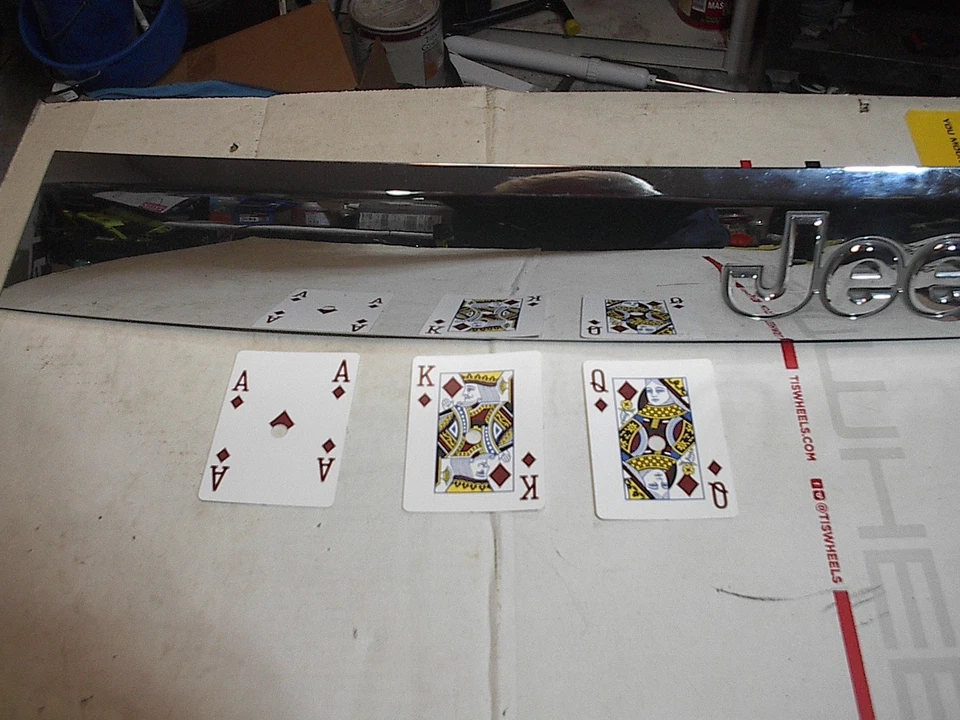 Jeep Grand Cherokee 2011-2013 aplique de manija de puerta levadiza cromada Foto 2 de 4