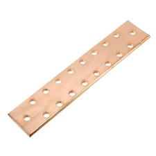 Copper Grounding Bar Kit 9.8"x 1.9" with 12 Terminal Positions