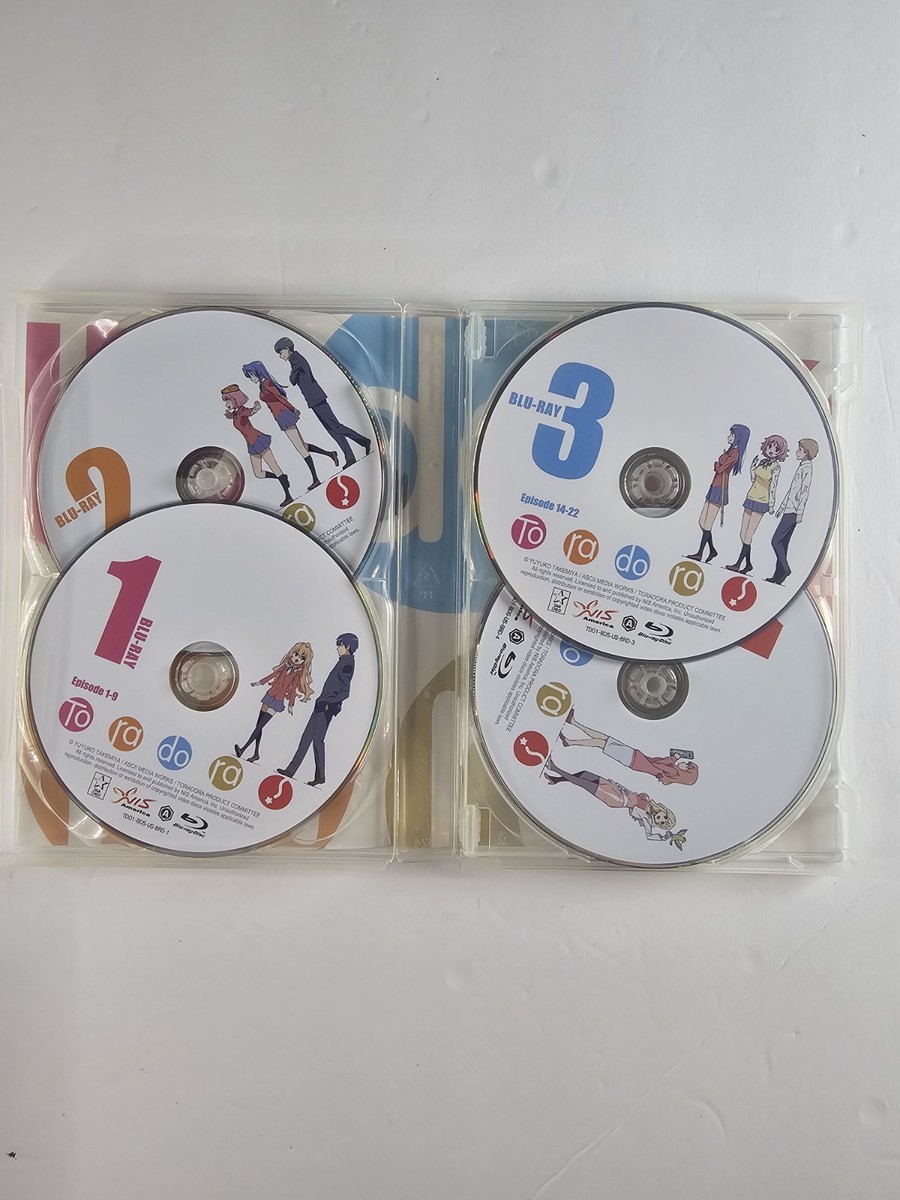 Toradora Complete Series Blu-Ray DVD Limited Premium Edition Box