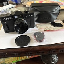 Vintage Yunon YN 600 50mm Film Camera Point And Shoot With Strap and Case