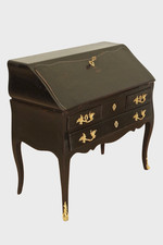 Bureau de pente Louis XV en bois noirci – vers 1750