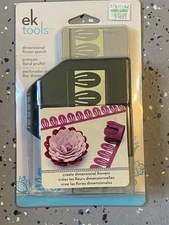 NEW EK TOOLS DIMENSIONAL FLOWER PUNCH CARNATION 54-51000 Paper Shapers