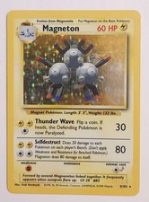 Magneton 9/102 Holo Rare Base Set Pokemon LP MP on eBay