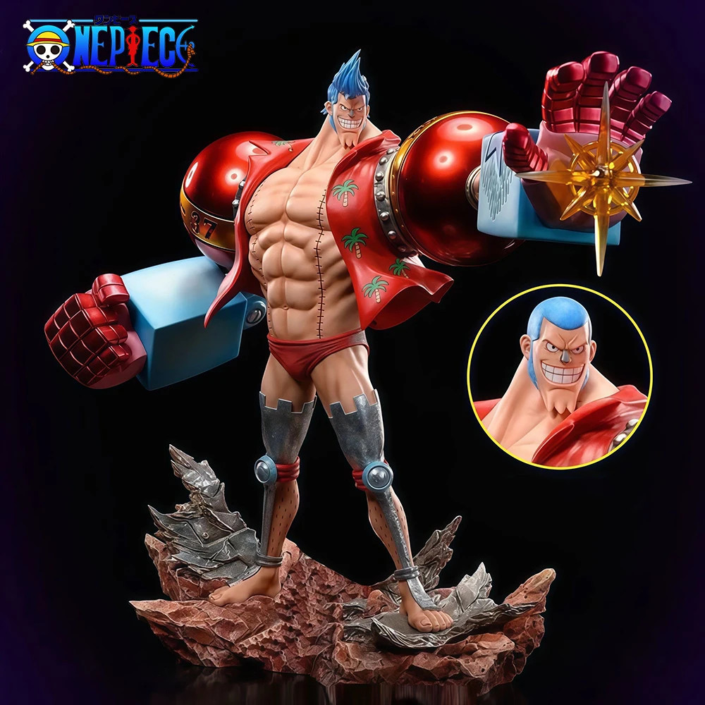 28.5cm/11.22in Anime One Piece Figure Franky Action Figures Pvc