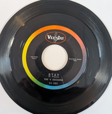 THE FOUR SEASONS, STAY,  7, 45, 1964 VJ Monarch Press, VG+