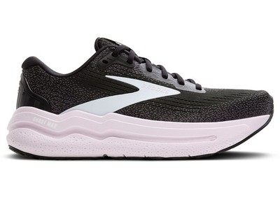 Size 6.5 - Brooks Ghost Max 2 Black White Orchid Ice (Women's) 120420-1B-077