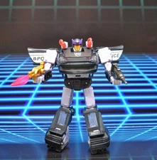 Transformers BARRICADE Earthrise Galactic Odyssey criminal pursuit complete fig