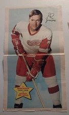 1971-72 O-Pee-Chee OPC Hockey Poster Red Berenson Solid Condition Rare!