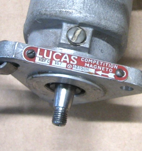 LUCAS 早期 K2FC 手册 MAGNETO TRIUMPH PRREUNIT NORTON BSA SPARKS BENCH 测试 — 第 4/4 张图片