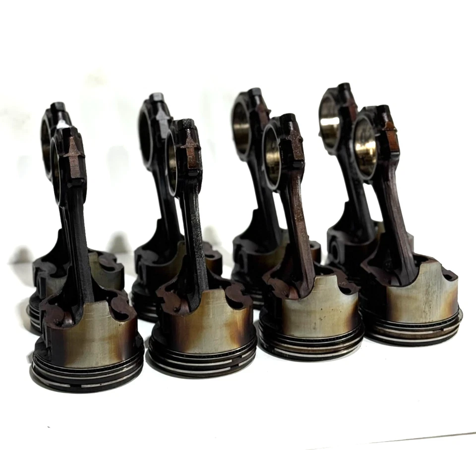 1993 GMC / CHEVY C / K 1500 2500 305 5.0L V8 PISTONS & CONNECTING RODS SET OF 8 - Image 3 of 4