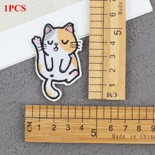 Cute Cat Family Embroidery Patch Cartoon Kitten Cloth Sticker Online, PDF File