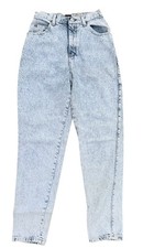 Vintage 80s Sasson Acid Wash High Rise Mom Jeans Tapered 29x28