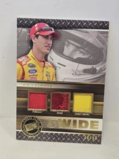 2013 Press Pass Authentics Joey Logano THREE WIDE /50