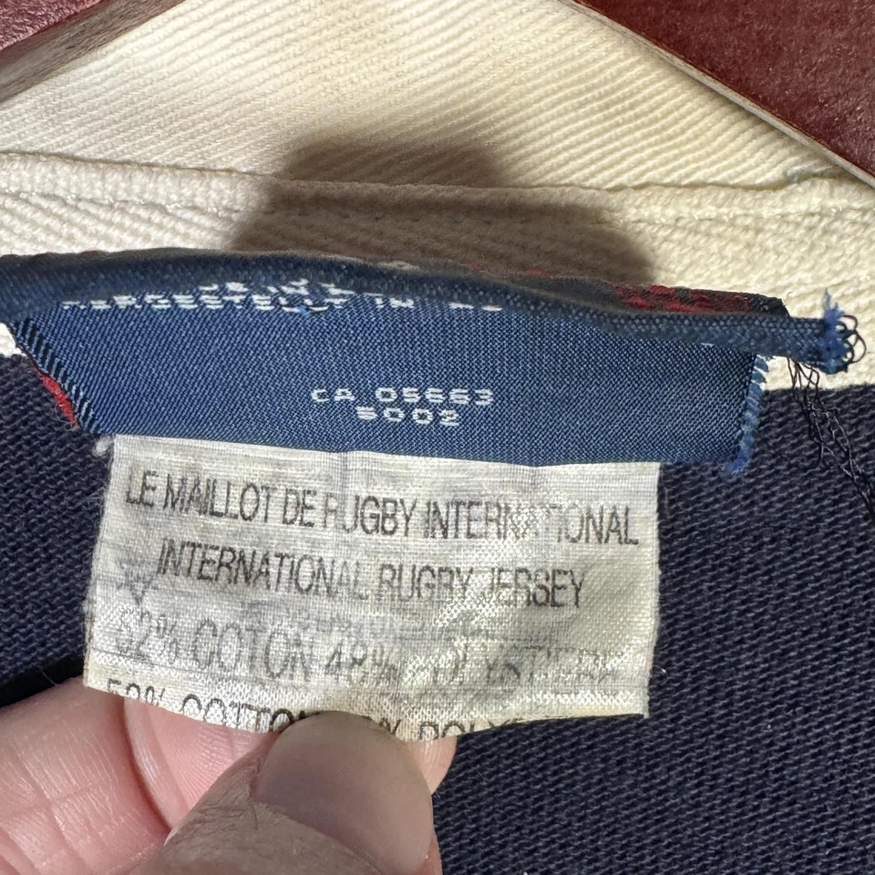 Кентербери Новая Зеландия регби рубашка мужская L (подходит S) темно-желтая полоса длинным рукавом - Изображение 4 из 4