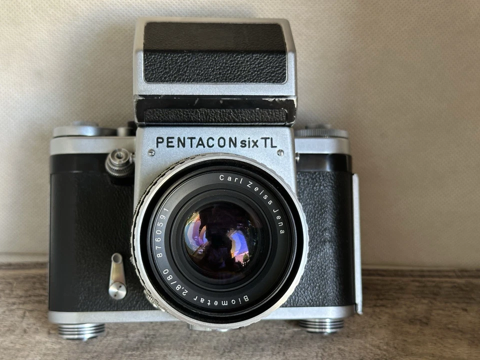 Фотоаппарат Pentacon Six TL 6x6 средний формат Jena 80 мм f/2,8 на запчасти - Изображение 4 из 4