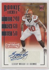 2016 Panini Contenders Rookie Ticket Scooby Wright III #207 Auto yf0