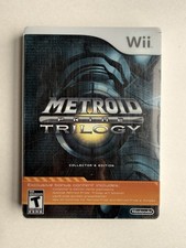 Nintendo Metroid Prime Trilogy Collector's SteelBook Wii T NTSC-U/C 2009