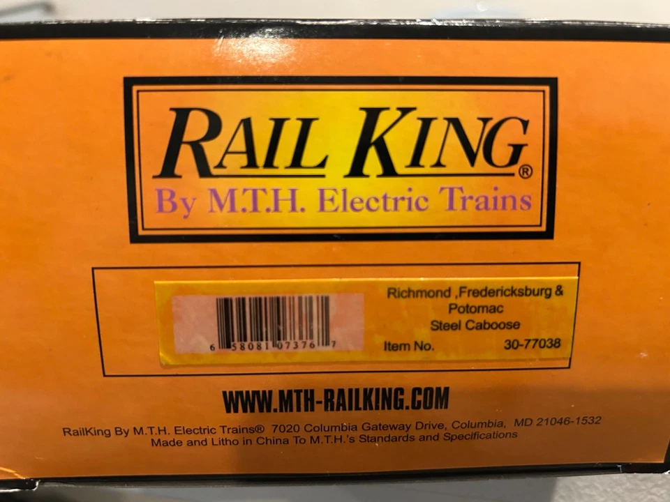 MTH 30-77038 Richmond, Fredericksburg, and Potomac Steel Caboose LN/Box - Image 4 of 4