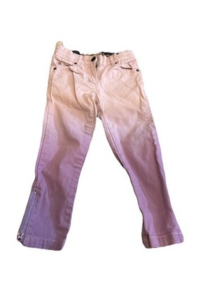 Stella McCartney Vintage 80s Faded Pastel Purple High Rise Straight Leg Jeans