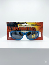 DreamWorks Dragons Boys Kids Sport Sunglasses Metallic Blue Frame NWT
