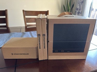 Steam Machine 2TB with Controller and Faceplates Valve PC - IN HAND