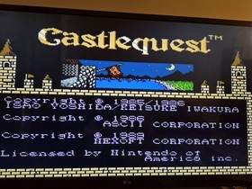 Castlequest Nintendo Entertainment System NES Authentic Cartridge Only 