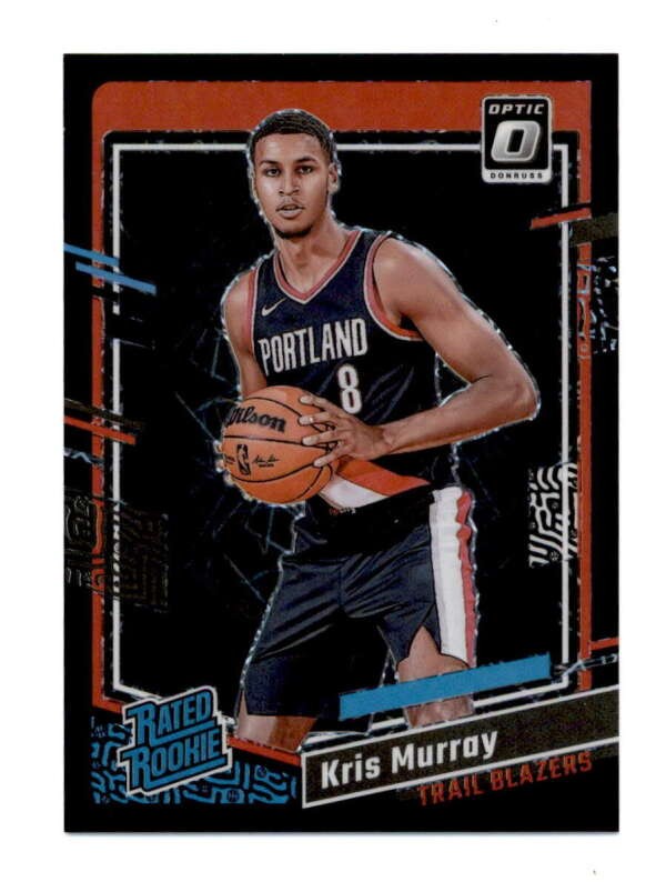 KRIS MURRAY 2023/24 DONRUSS OPTIC #213 RATED ROOKIE BLACK VELOCITY #22/39 BF9269