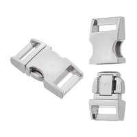 "2 StüCk 9/16\\\" Schnellverschluss FüR MetallbüGel, Silberne Ersatzklipps"