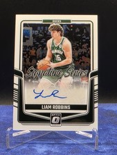 2024-25 Donruss Optic Liam Robbins Signature Series #SS-LIA  Bucks