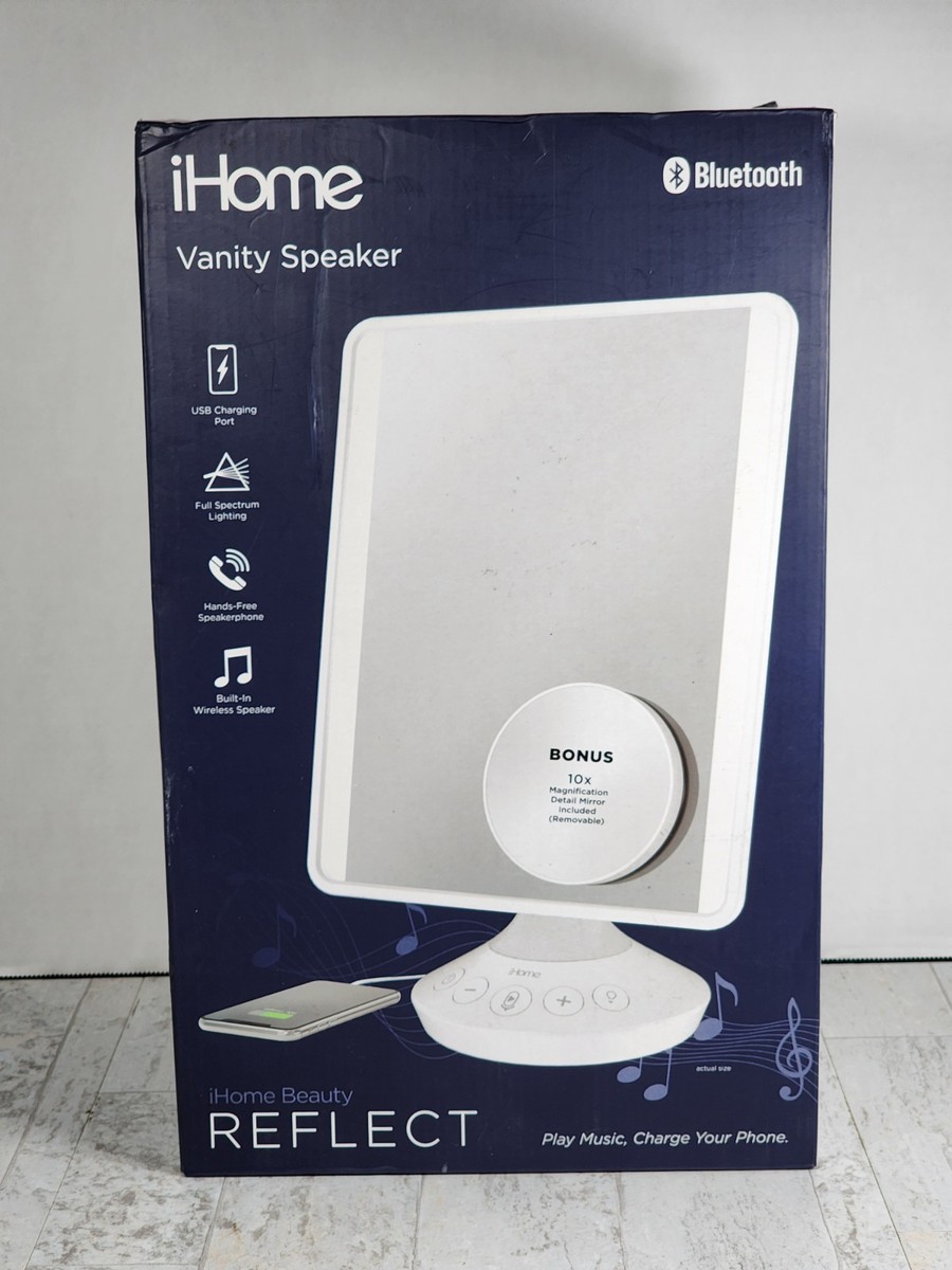 Buy iHome ICVBT22W Adjustable Vanity Mirror with Bluetooth Audio