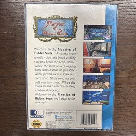 Mansion of Hidden Souls (Sega CD) Complete Registration Card Foam Tested Mint